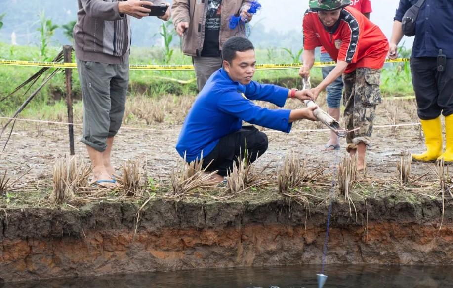 Tim Badan Geologi Teliti Tanah Amblas Misterius di Limapuluh Kota, Sumbar