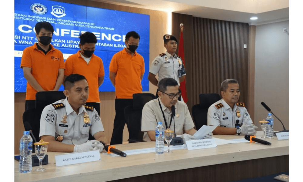 Imigrasi NTT Gagalkan Tiga WNA China yang Hendak Menyeberang Secara Ilegal ke Australia