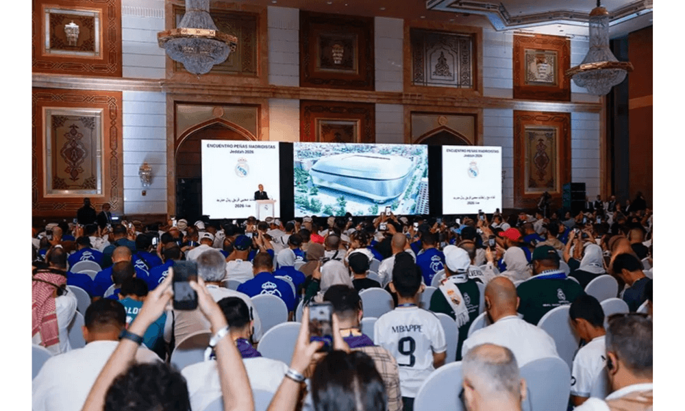 Florentino Perez Temui 500 Suporter Real Madrid di Jeddah Jelang El Clasico Final Piala Super Spanyol 2026