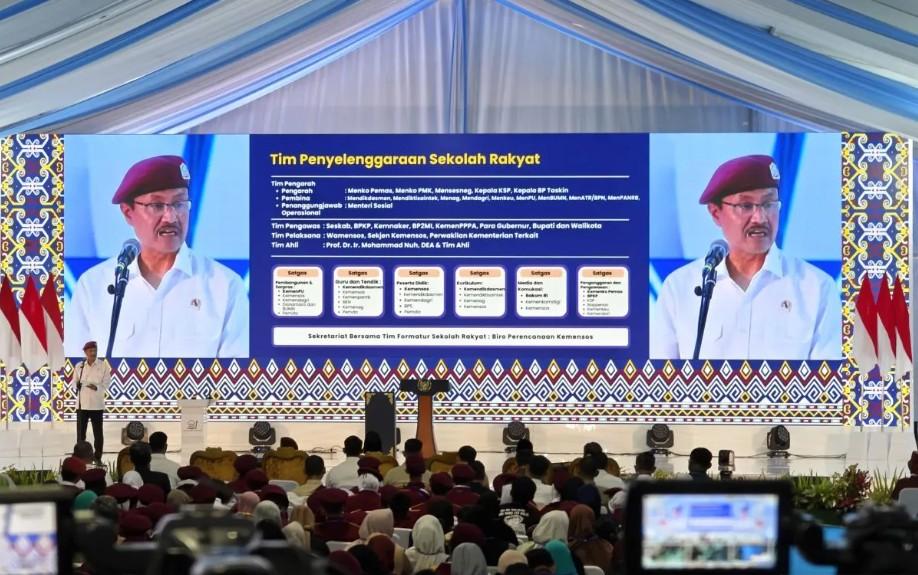 Presiden Prabowo Resmikan 166 Sekolah Rakyat, Menteri Sosial Tegaskan Larangan Praktik KKN dalam Proses Penerimaan