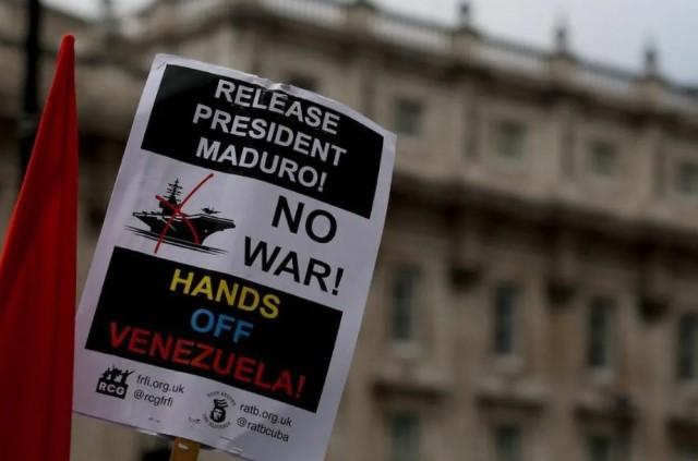 Aksi Protes di Italia dan Inggris Kecam Serangan Amerika Serikat terhadap Venezuela