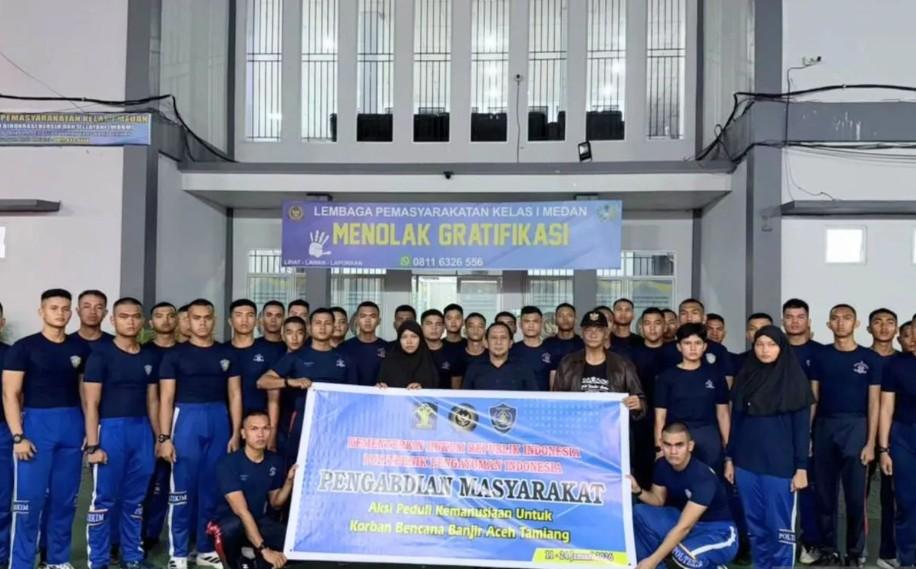 Kemenkum Turunkan 119 Taruna Poltekpin ke Aceh untuk Bantu Korban Bencana Alam