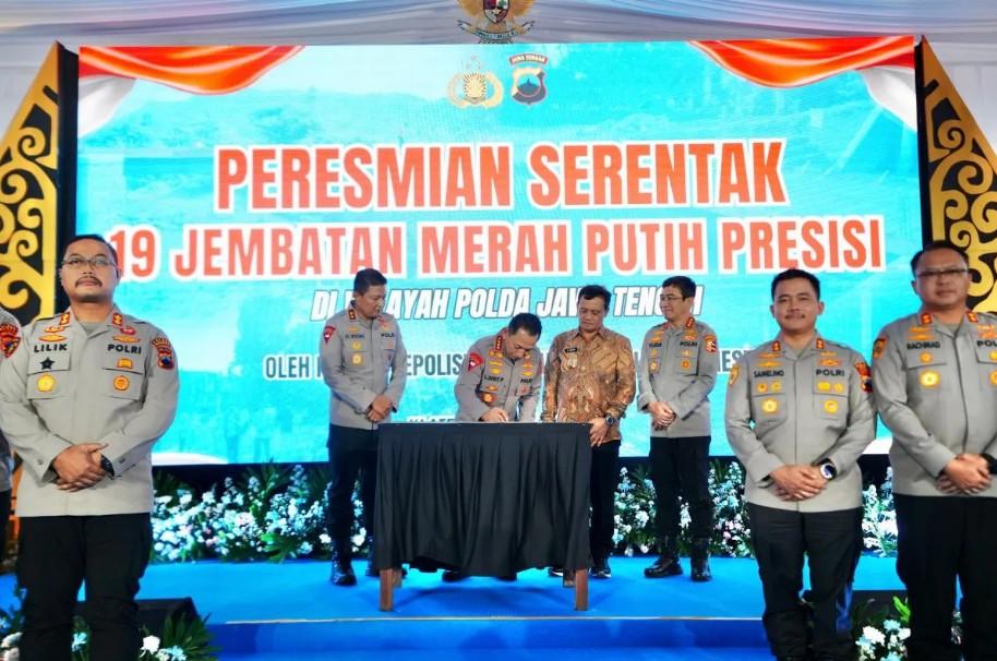 Jembatan Merah Putih Presisi Resmi Diresmikan, Kapolri Tegaskan Komitmen Polri untuk Masyarakat