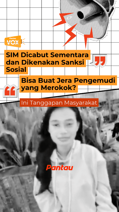 SIM DICABUT SEMENTARA DAN DIKENAKAN SANKSI SOSIAL BISA BUAT JERA PENGEMUDI YANG MEROKOK