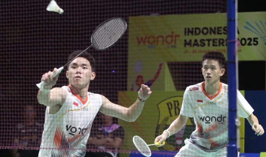 Debut Apik Raymond/Joaquin di Indonesia Masters 2026, Singkirkan Wakil Prancis Lewat Duel Sengit