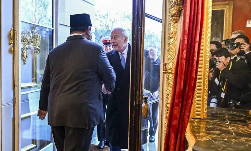 Presiden Prabowo Disambut Raja Charles III di London, Bahas Isu Lingkungan Hingga Konservasi Gajah