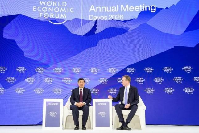 Di WEF 2026 Davos, Wakil PM China He Lifeng Serukan Dukungan Tegas pada Multilateralisme dan Perdagangan Bebas