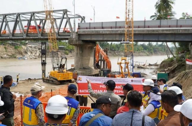 Kementerian PU dan Adhi Karya Bangun Jembatan Permanen Krueng Tingkeum untuk Pulihkan Konektivitas Pascabencana