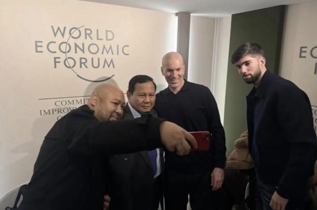 Pertemuan Presiden Prabowo dengan Zinedine Zidane di Davos Tuai Sorotan, Bahas Sepak Bola hingga Ekonomi