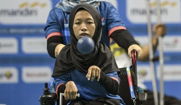 Handayani Persembahkan Emas Perdana Boccia untuk Indonesia di ASEAN Para Games 2025