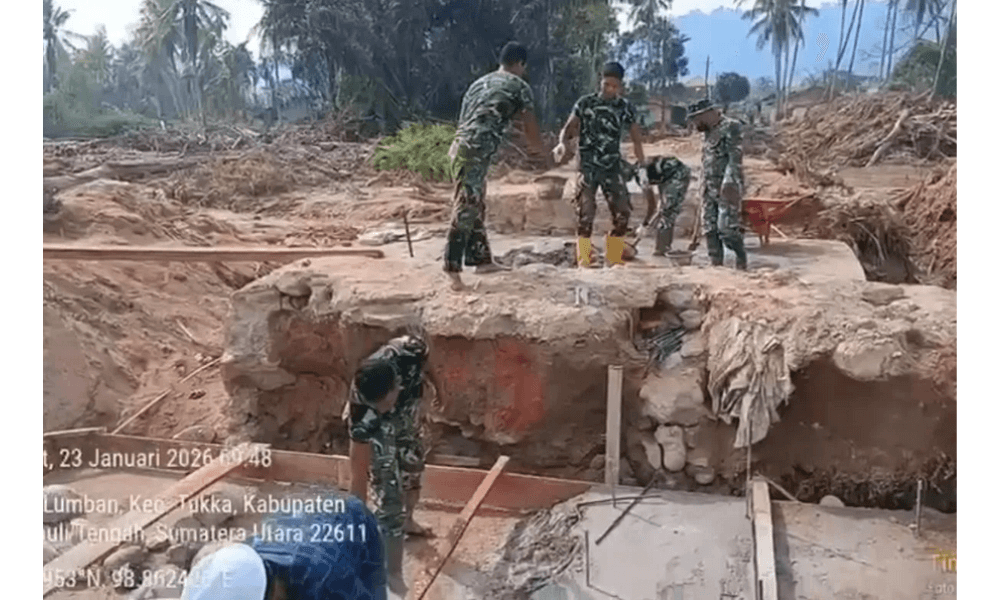 Pemerintah Kebut Pembangunan Jembatan di Tapanuli Tengah untuk Pulihkan Ekonomi Pascabencana