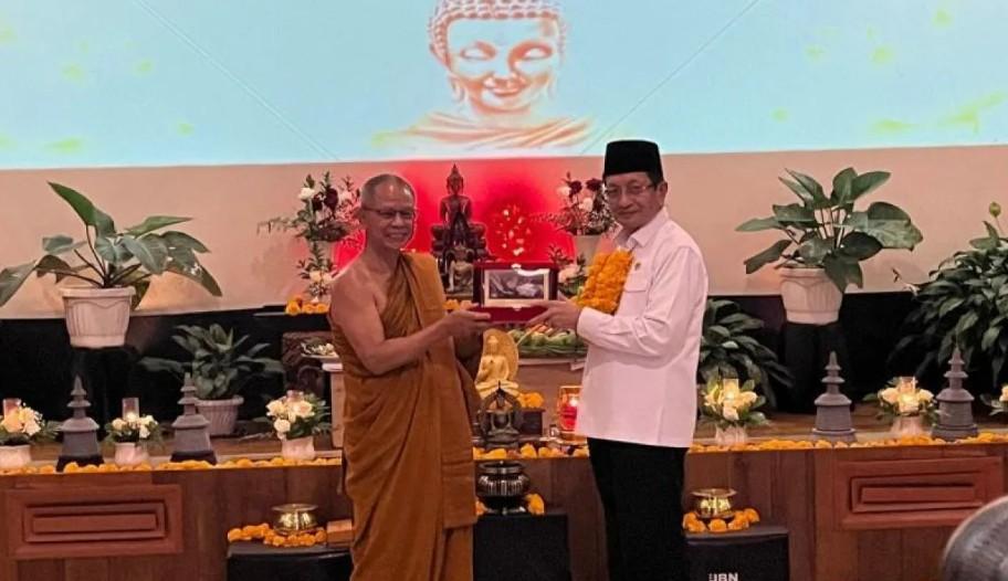 Menteri Agama Kukuhkan Rumah Moderasi Beragama di Wisma Sangha Theravada sebagai Pusat Spiritualitas dan Dialog Antarumat