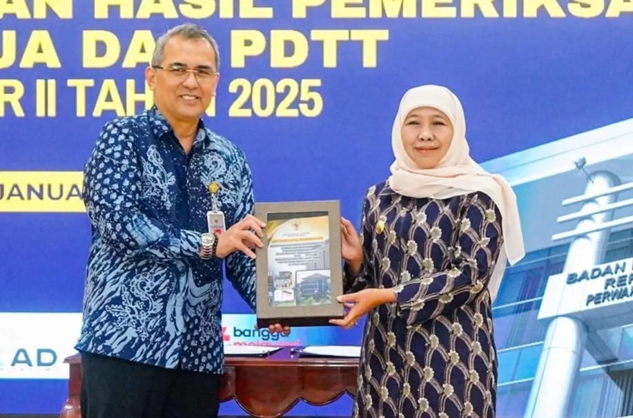Gubernur Jatim Tegaskan Komitmen Tindaklanjuti Rekomendasi BPK untuk Perbaikan Ketahanan Pangan dan Pendidikan