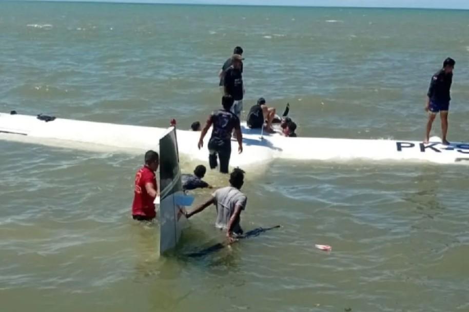 Pesawat Smart Air Gagal Take Off di Nabire, 13 Penumpang dan Kru Selamat