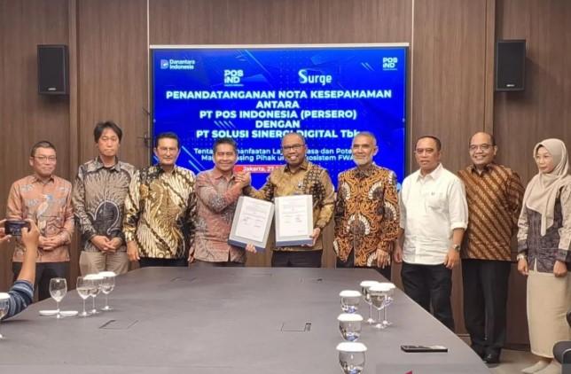 Pos Indonesia dan Surge Teken MoU Sediakan Internet Murah Rp100 Ribu ke Seluruh Indonesia