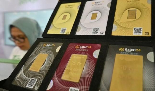 Harga Emas Galeri24 dan UBS di Pegadaian Turun Rp89.000 per Gram