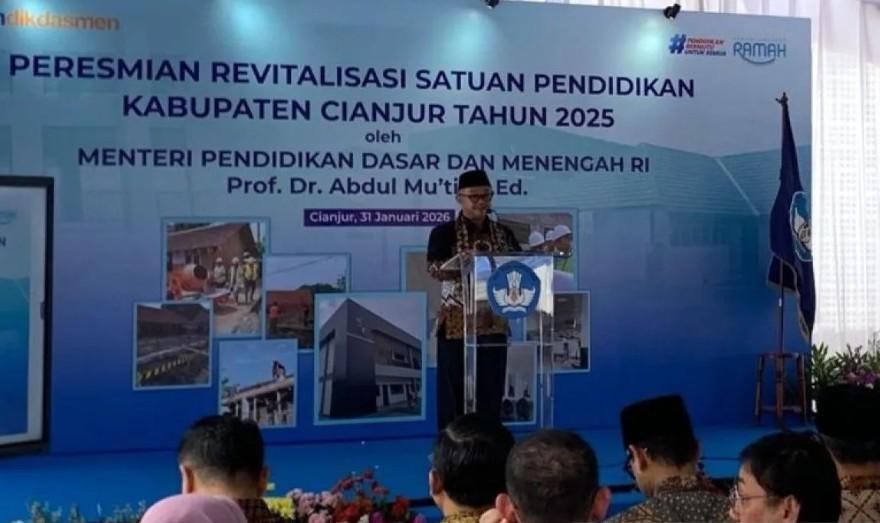 Revitalisasi 83 Sekolah di Cianjur Rampung, Anggaran Capai Rp106 Miliar