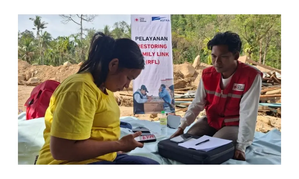 PMI Sumut Hadirkan Layanan Restoring Family Link untuk Pulihkan Kontak Keluarga Pasca-Bencana di Tapanuli Tengah