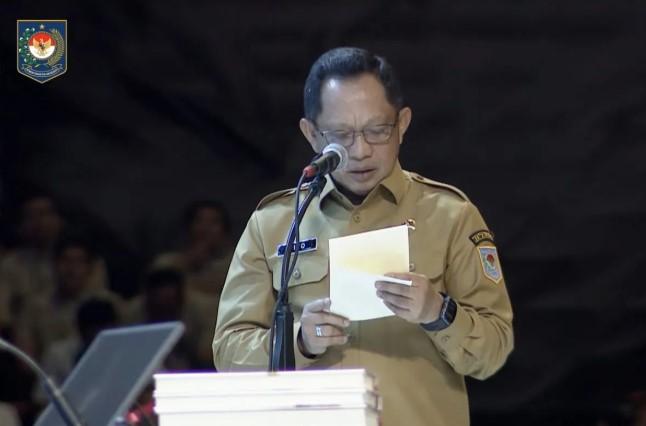 Mendagri Mengapresiasi Kehadiran Presiden Prabowo dalam Rakornas Pusat dan Daerah 2026