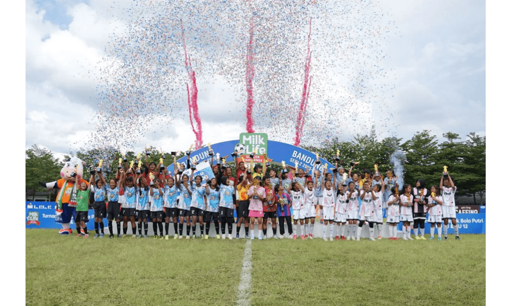 Juara Baru di MilkLife Soccer Challenge Bandung dan Yogyakarta Perkuat Kompetisi Sepak Bola Putri Usia Dini