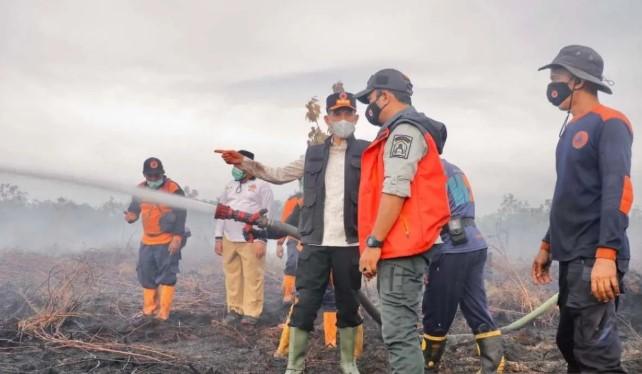 Kebakaran Lahan di Aceh Barat Meluas hingga 57,7 Hektare, BPBD Terus Lakukan Pemadaman