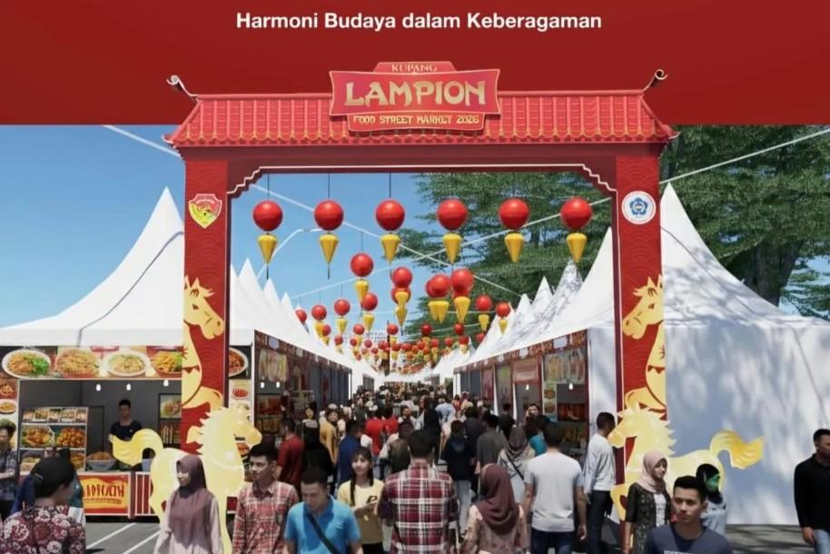 Kupang Lampion Food Street Market 2026 Siap Gaet Ribuan Pengunjung, Libatkan 80 UMKM dan Sajikan Hiburan Budaya Meriah