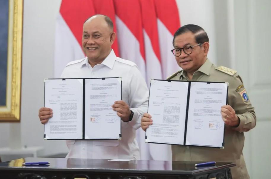 Gubernur DKI Jakarta Teken Nota Kesepakatan Program Makan Bergizi Gratis, Pertumbuhan Ekonomi Ikut Meningkat