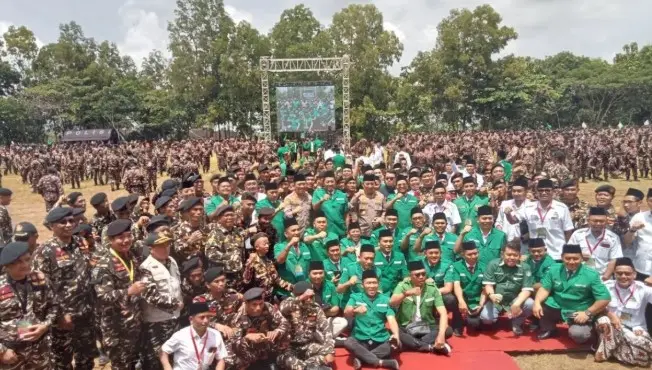Kapolri Buka Latihan Instruktur dan Kursus Pelatih GP Ansor di SPN Selopamioro