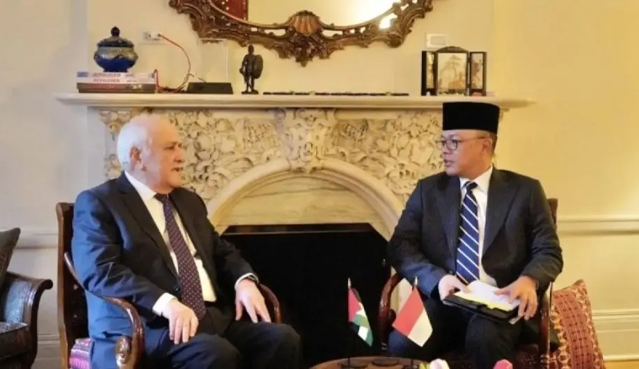 Menlu RI Sugiono Tegaskan Dukungan Indonesia untuk Palestina Saat Bertemu Riyad Mansour di New York