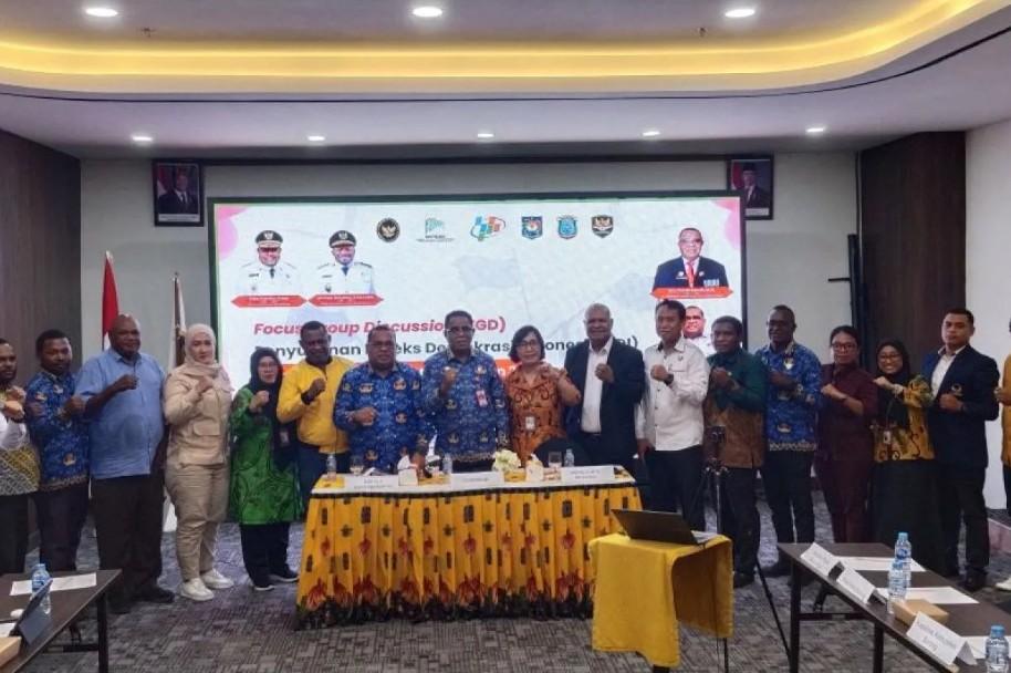 BPS Papua Barat Gandeng Pemerintah dan Masyarakat Bahas Penyusunan Indeks Demokrasi Indonesia di Papua Barat Daya