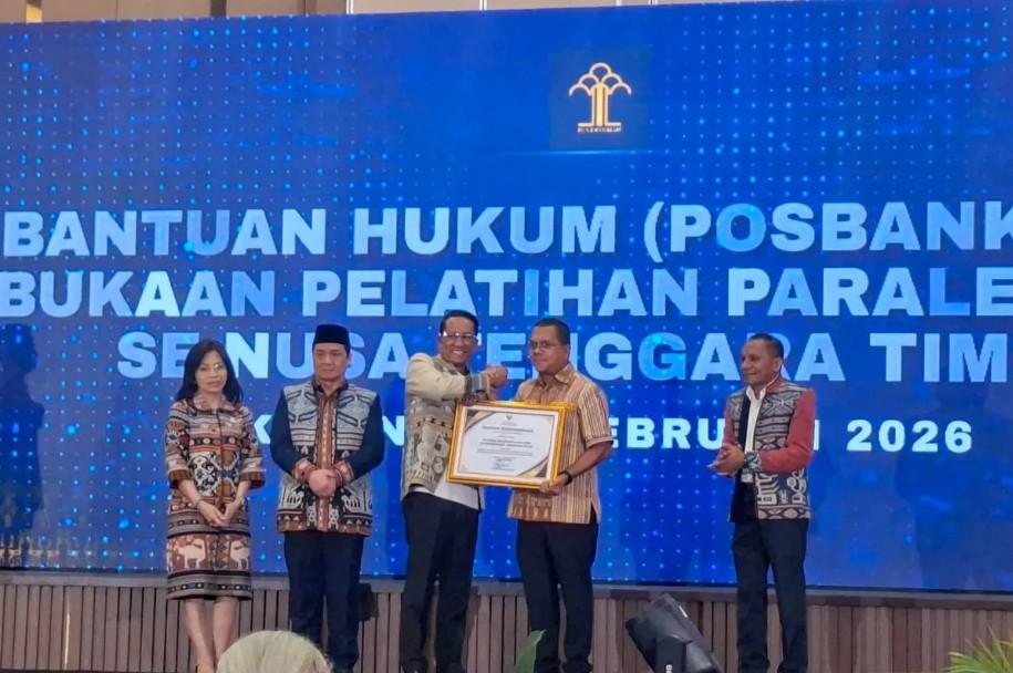 Menkum Resmikan 3.442 Posbankum di NTT, Cakupan 100 Persen Desa dan Kelurahan Tercapai