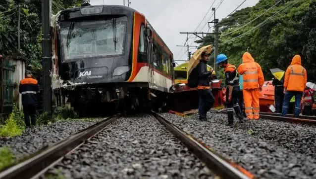 Kecelakaan KA Manggarai–Bandara Soetta Terjadi di Poris, Kontainer Tertinggal di Rel Terseret 100 Meter