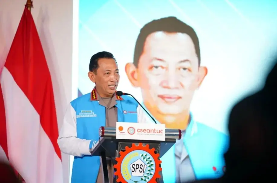 Kapolri Listyo Sigit Prabowo Tegaskan Sinergitas Polri dan Buruh untuk Hadapi Dampak Dinamika Global