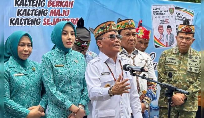 Gubernur Kalteng Luncurkan Kartu Huma Betang Sejahtera untuk Perkuat Perlindungan Sosial