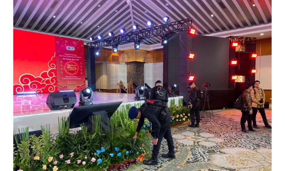 Polisi Sterilisasi Lokasi Perayaan Imlek 2577 di Jakarta, Pastikan Situasi Aman