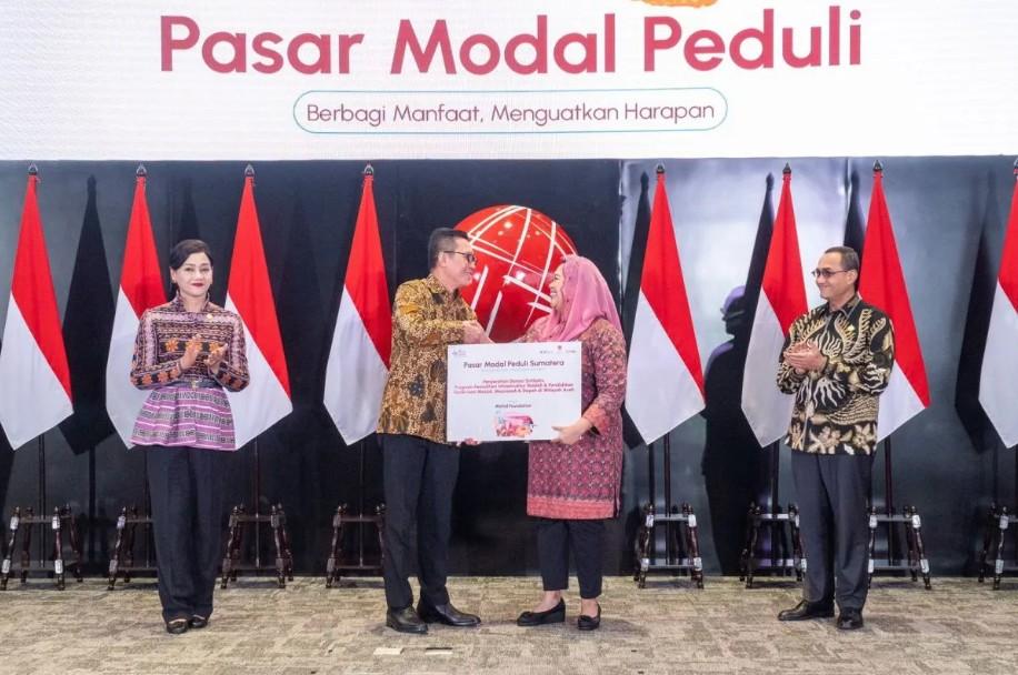 Pasar Modal Indonesia Serahkan Donasi Rp3,96 Miliar untuk Percepatan Pemulihan Pascabencana di Sumatera