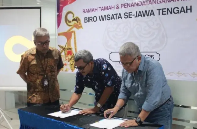 Askrindo Teken MoU dengan 20 Biro Travel di Jawa Tengah untuk Perkuat Pelindungan Wisatawan