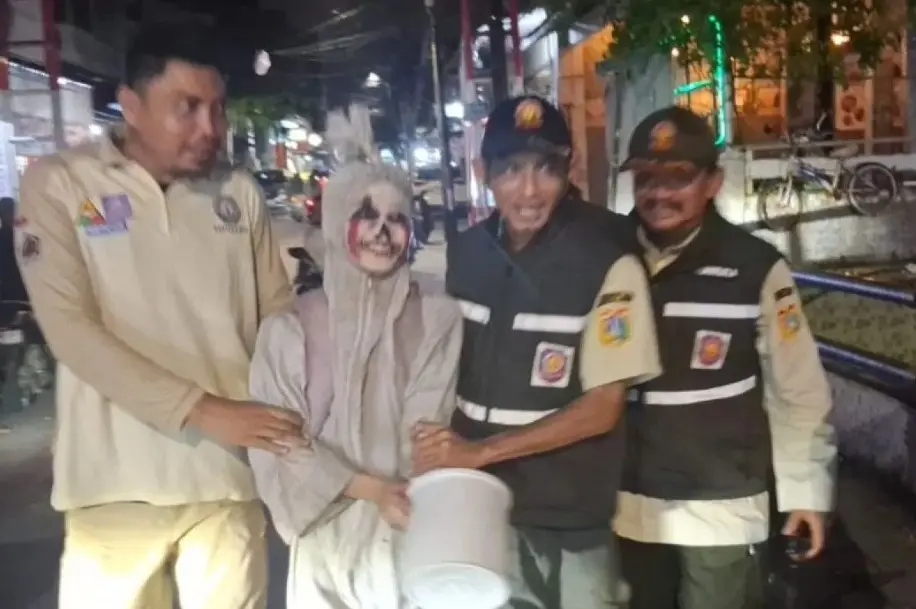 Satpol PP Jakarta Utara Menjaring 32 PPKS dalam Operasi Pekat Jelang Ramadhan, Dibawa ke Panti Sosial