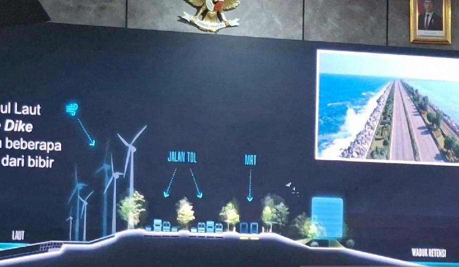 Giant Sea Wall Pantura Jawa Akan Terintegrasi Tol, MRT, dan Energi Terbarukan