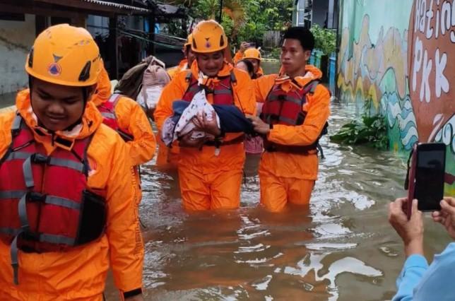 BPBD Makassar Catat 545 Warga Mengungsi di Enam Titik Akibat Banjir karena Cuaca Ekstrem
