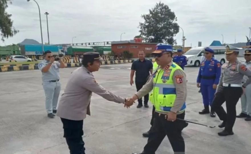 Kakorlantas Polri Cek Kesiapan Pelabuhan Bakauheni Hadapi Lonjakan Arus Mudik Lebaran 2026