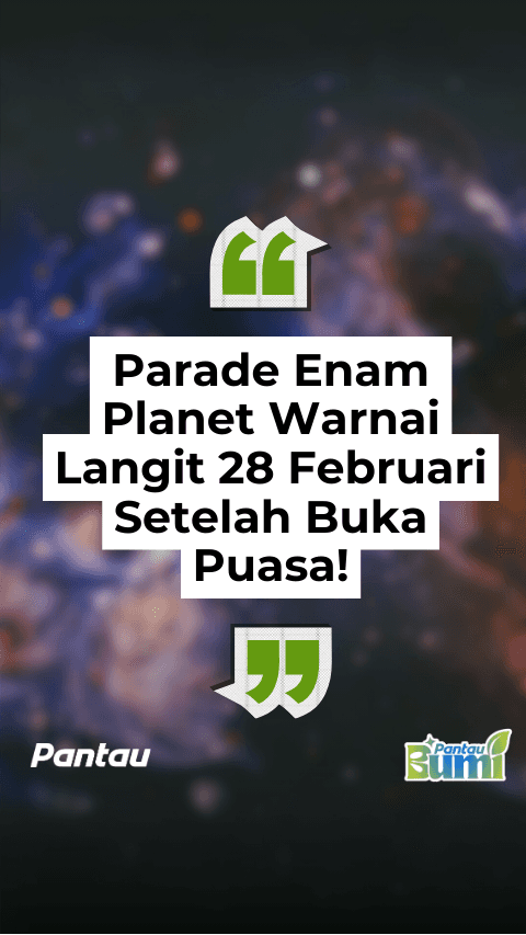 PARADE ENAM PLANET WARNAI LANGIT