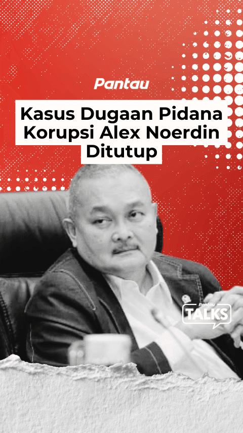 KASUS DUGAAN PIDANA KORUPSI ALEX NOERDIN DITUTUP