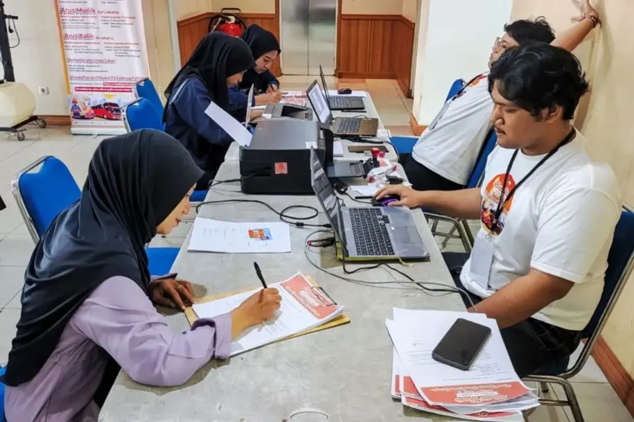 Ratusan Warga Jakarta Selatan Verifikasi Mudik Gratis DKI, 259 Penumpang Siap Berangkat ke Enam Kota