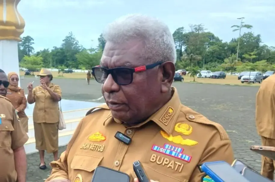 Bupati Johannes Rettob Tegaskan Penyelesaian Konflik Kapiraya Dilakukan Damai dan Imbau Warga Tahan Diri