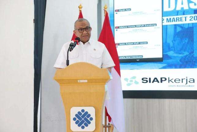 Wamenaker Afriansyah Noor Tegaskan Pelatihan Vokasi Harus Tingkatkan Peluang Kerja dan Selaras dengan Kebutuhan Industri