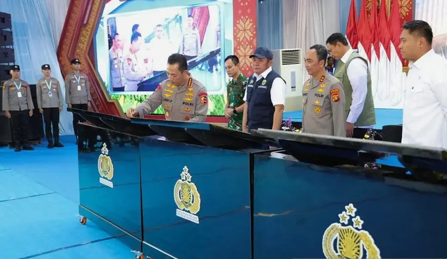 Kapolri Resmikan 57 Jembatan Merah Putih Presisi di Ogan Ilir untuk Permudah Akses Warga dan Tekan Biaya Logistik