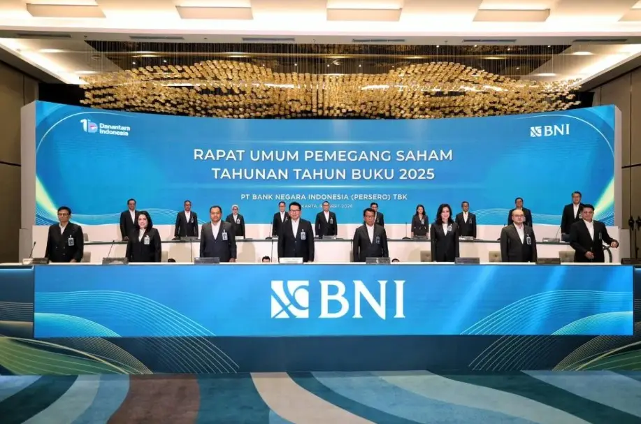 BNI Setujui Dividen Rp13,03 Triliun dan Buyback Saham Rp905 Miliar dalam RUPST Tahun Buku 2025