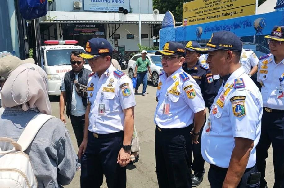 Dua Bus AKAP di Terminal Tanjung Priok Dinyatakan Tidak Laik Jalan Saat Ramp Check