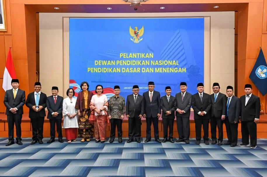 Mendikdasmen Abdul Mu’ti Lantik Dewan Pendidikan Nasional Dikdasmen Periode 2026–2031